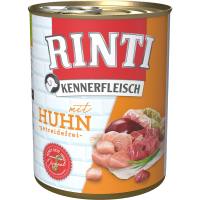 Beutel Hunde-Nassfutter Rinti Kennerfleisch Huhn - 800 Gramm