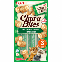 Inaba Churu Snack Bites Huhn & Thunfisch 3x10g